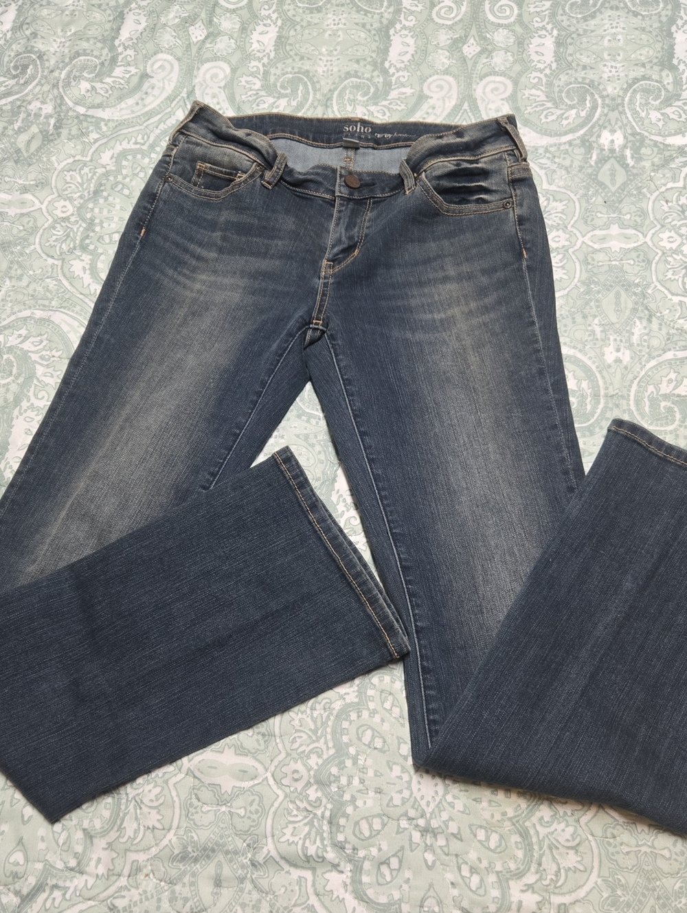New York & Company Dark Blue Bootcut Jeans